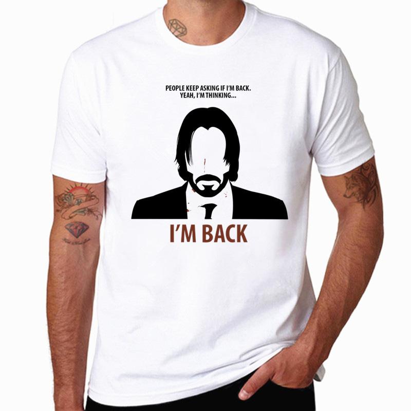 John Wick T Shirt Tshirt Men Funny Print Fashion Tshirt Short Sleeve Summer Top Male Tee summer tshirt drop shipping