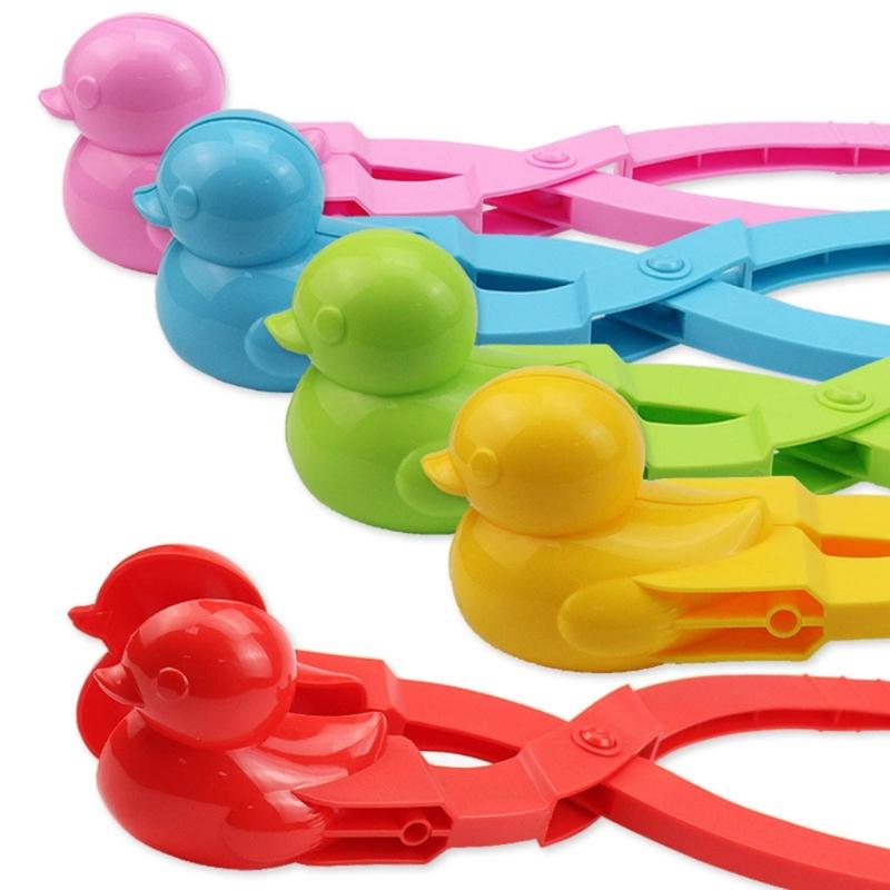 Practical Duck Rice Ball Maker Clip Convenient Rice Ball Making Clamps with Long Handle Cute Duck Rice Ball Moulds