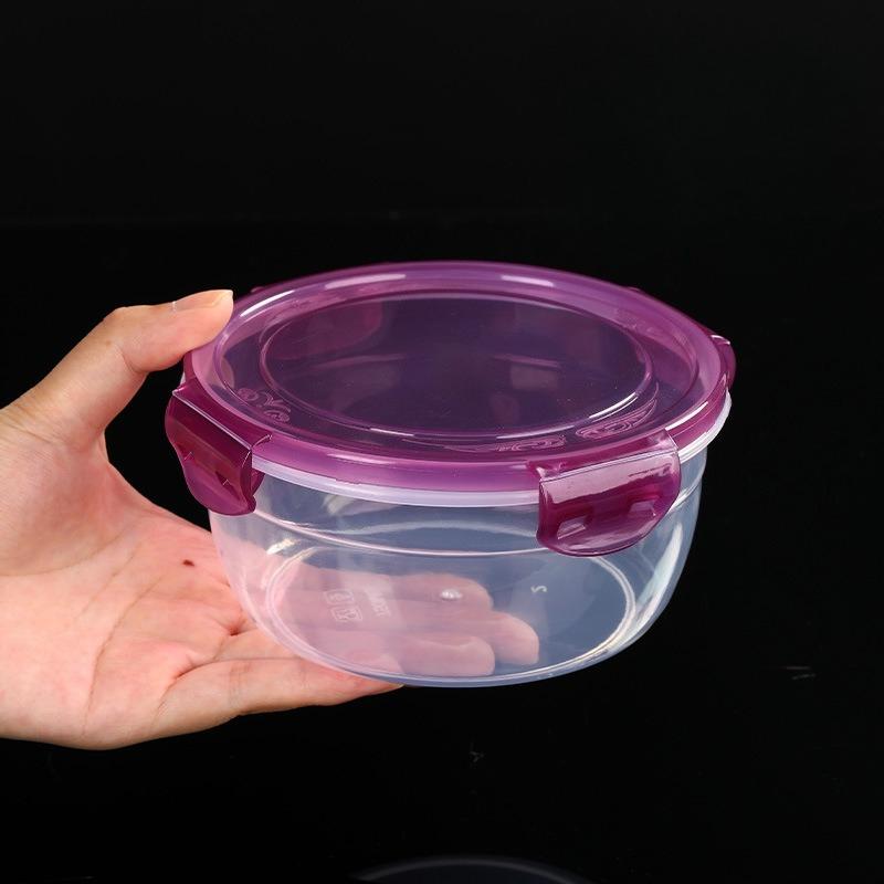 Plastic Refrigerator Storage Containers with Airtight Lids Fits Containers Suitable for Lunch Box, Bento Box, Fruits, Vegetables, Meat, Eggs Organizer