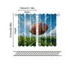 2 pcs   filtering curtains (excluding rods   non-movable   without batteries) Vigorous dolphins and football balls