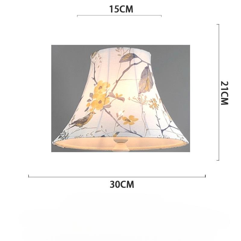 Table Lamp Lampshade Shell Cover Round Cartoon Linen Lampshade for Bedside Wall Lamp Floor Lamp Fabric Lampshade Accessories