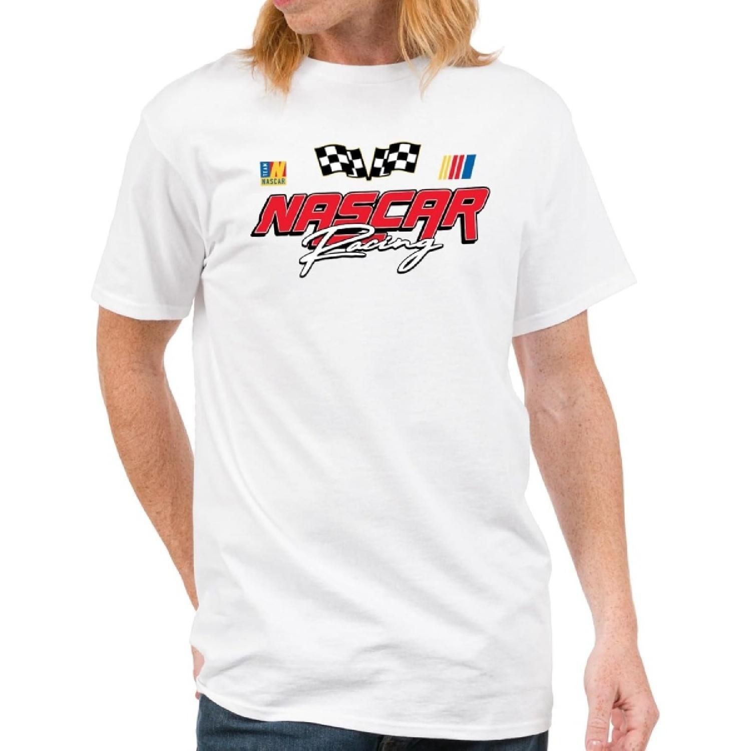 Junk Food Men s Nascar Racing Logo-Officially Licensed Adult Short Sleeve Fan Tee Women S