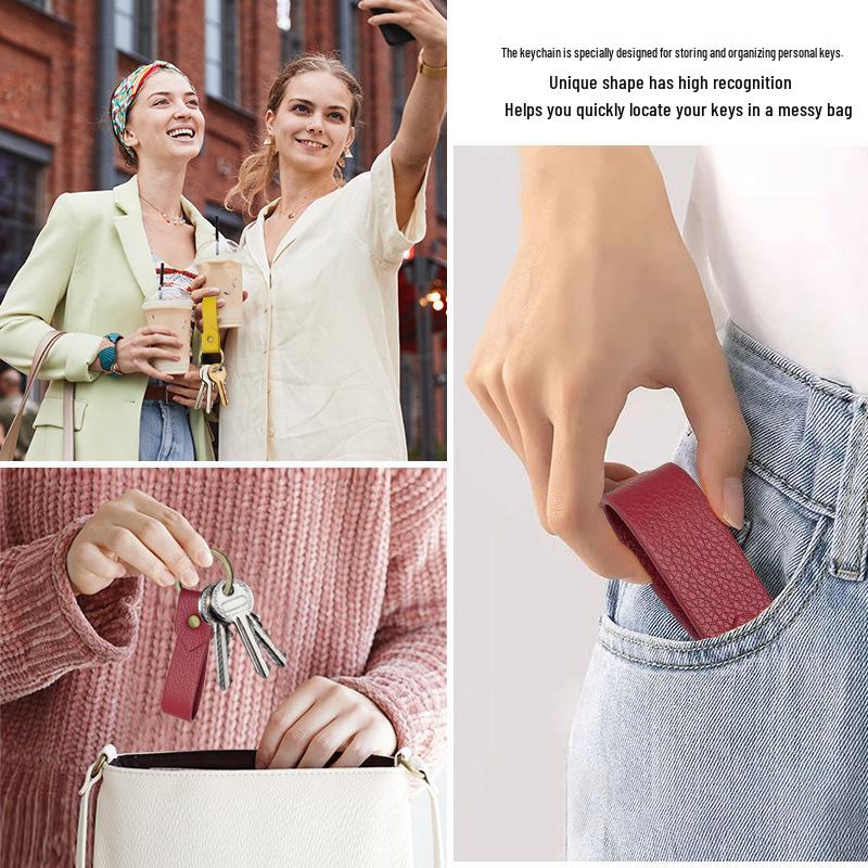Retro Korean Style Multifunctional Anti-Lost Keyring Buckle for Men & Women