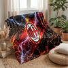 AC Milan Theme blanket Soft Flannel Blanket Plush Throw Blanket Cozy Sofa Bed Blanket for Home Decor
