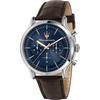 Epoca Blue Brown Leather Men's Quartz Chronograph R8871618014