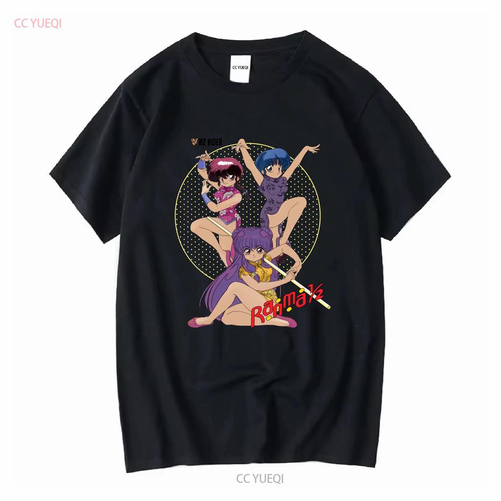 Ranma 1 2 T Shirt Size XLarge vintage Washed Top For Everyday Wear streetwear Breathable Versatile fashion graphic Casual