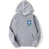 Autumn/Winter Hoodie Men's 2D Printing Brazil Loose Multicolor Women's Fleece Sweater Famous Sports Event Pullover