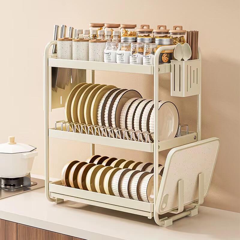 Nana Kitchen Double-Layer Countertop Dish Rack