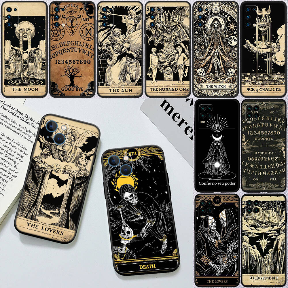 Divination Tarot Case for Samsung Note 20 10 S25 Plus Ultra Lite FE A11 A26 A51 A52 A53 A56 A70 A71 A72 A73 M20 M30 M21 M31 M51