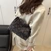 Autumn New Fashion Chain Portable Shoulder Crossbody Plaid Small Square Bag Large Capacity Commuter Tote Bag