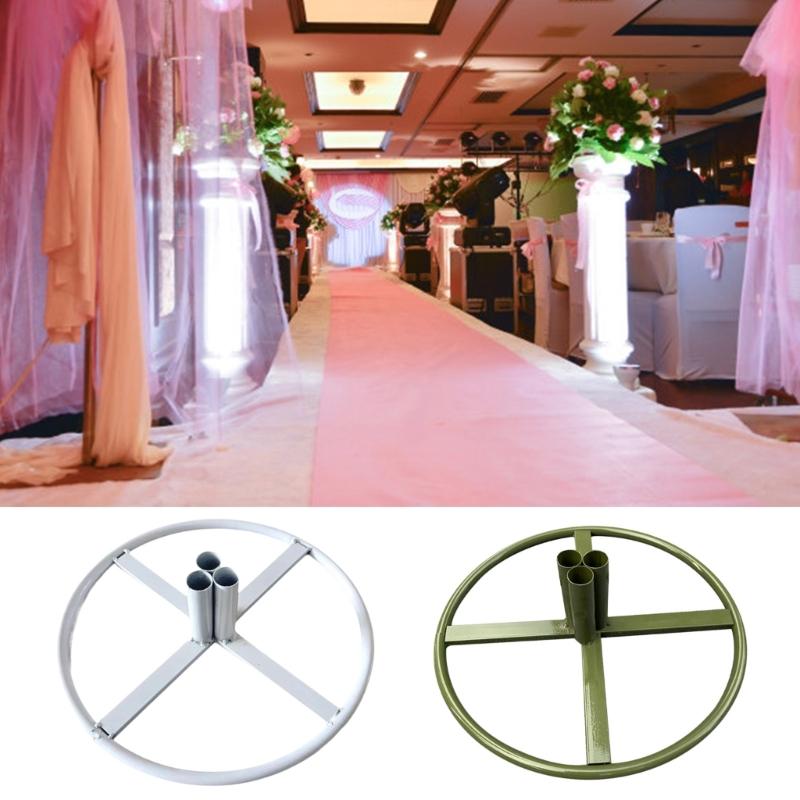 Stable Flower Poles Base Flower Display Stand For Wedding Ceremony Backdrops Reception Centerpiece And Event Decoration
