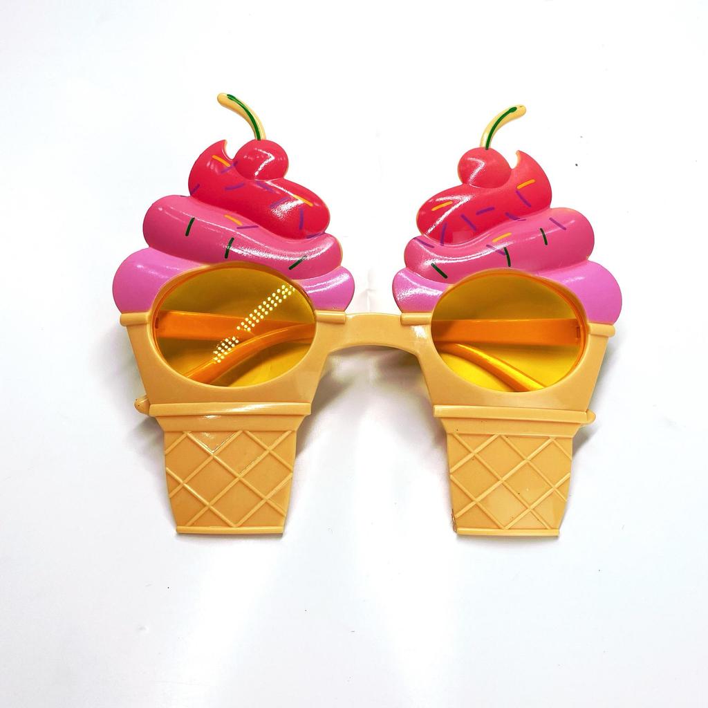 Hawaiian Beach Party Glasses: Coconut Tree, Flamingo, Parrot, Ice Cream, Flower & Wine Glass Fun
