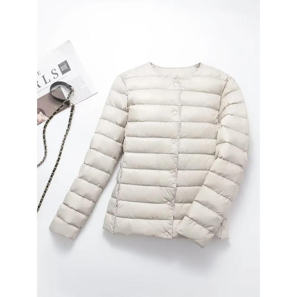 Ultraleichte Daunenjacke für Damen, mattes Gewebe, leichte Jacke, warm, winddicht, Parka, Damen-Daunenjacken plus Mäntel