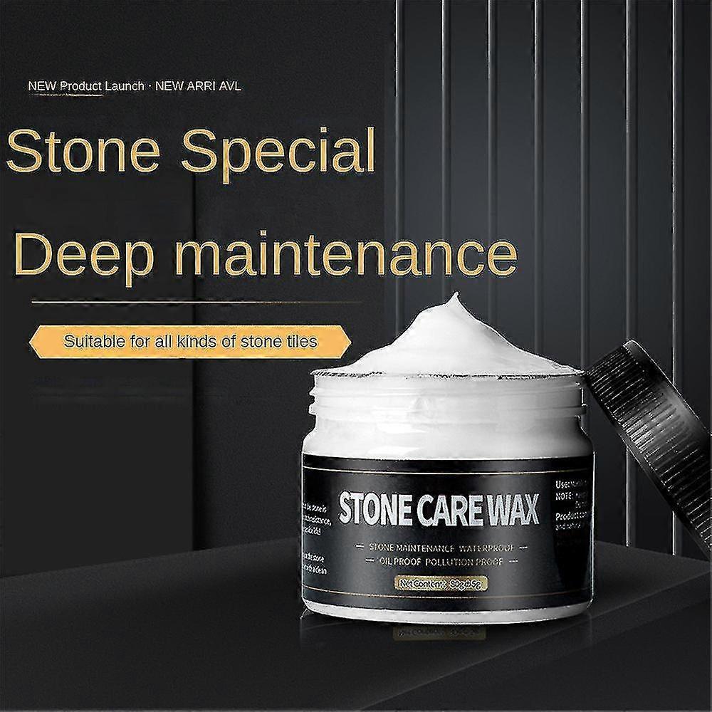 85g Manual Natural Polishing Care Wax for Stone Furnitures & Tiles - Ri