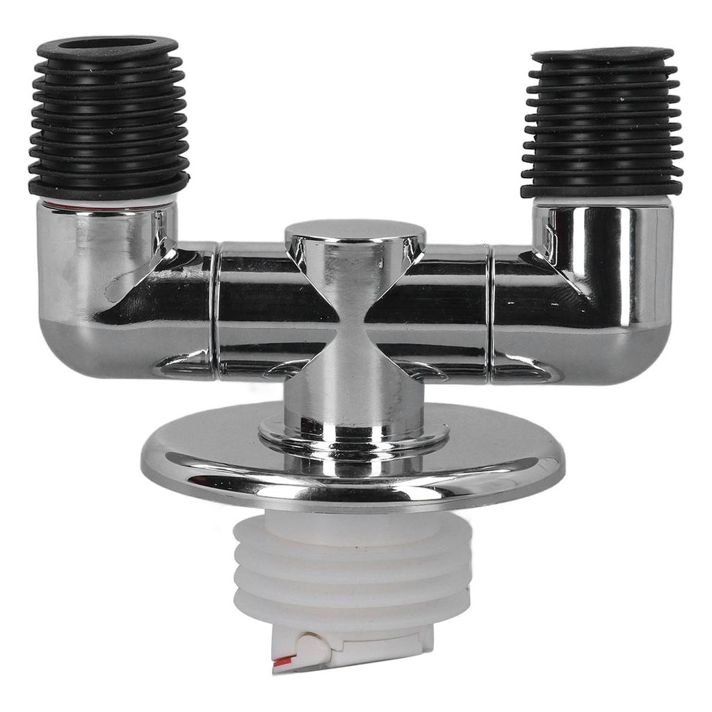 3 Way Hose Splitter Odor Prevention ABS High Toughness Improve Drainage Efficiency Washing Machine