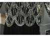 Trendy European & American Mid-Sleeve Sequin Beaded Shawl Jacket for Women