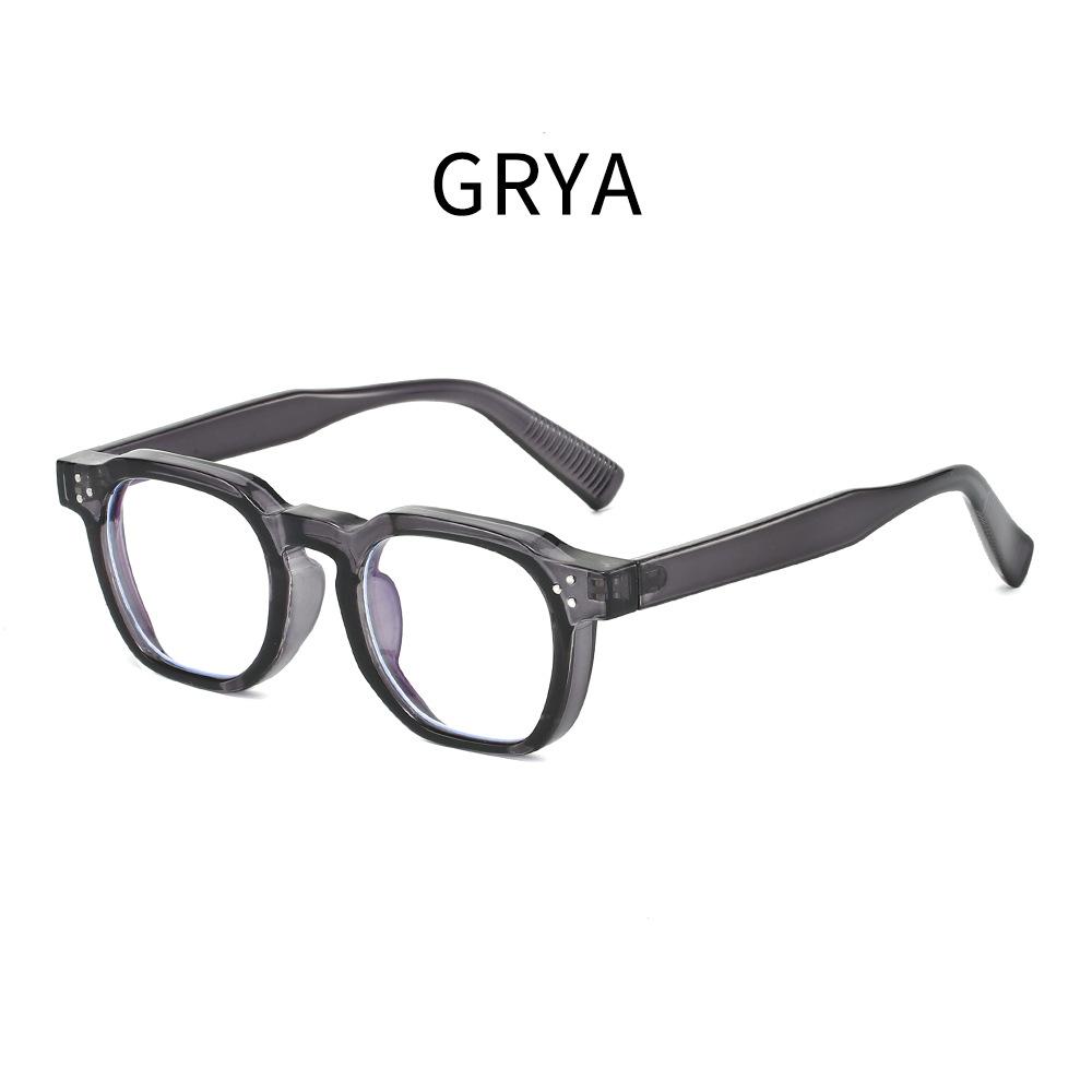 Fashionable Large Frame Presbyopia Glasses Retro Square Frame Senior Sense of Reading Glasses for Men and Women Diopter To +4.0