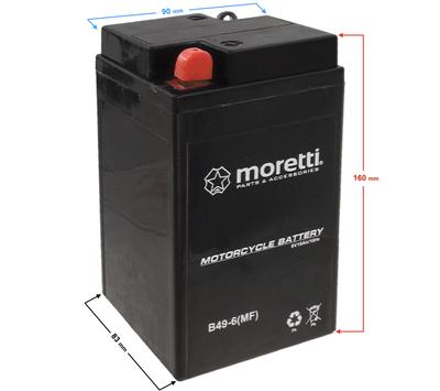 Akku Moretti 6V AGM (Gel) B49-6
