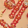 2026 Horse Year Couplet Chinese Style Auspicious Lucky Lintel Sticker Traditional Blessing Fortune Hanging Ornament
