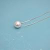 Xiaomi Silver color Jewelry Simple Hot Fashion 10mm Simulated Pearl Chain Necklace kolye collares bijoux femme
