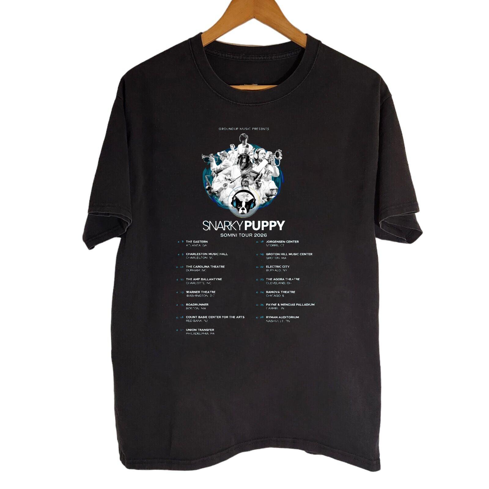 Snarky Puppy Somni US Tour 2026 Black T-shirts Unisex HL974 XXXL