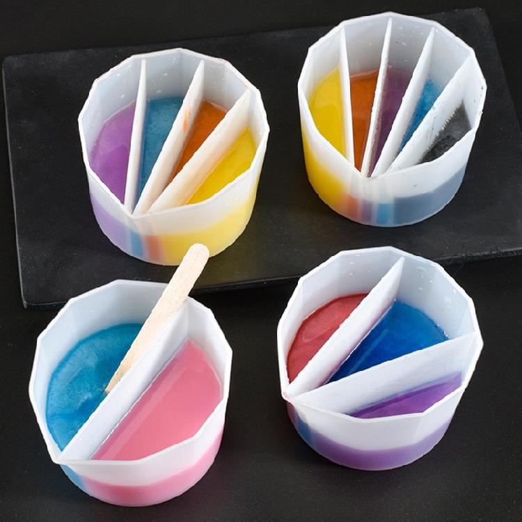 Toning Cup Crystal Epoxy Resin Distributing Cup Mixing Glue Cup for Distribution