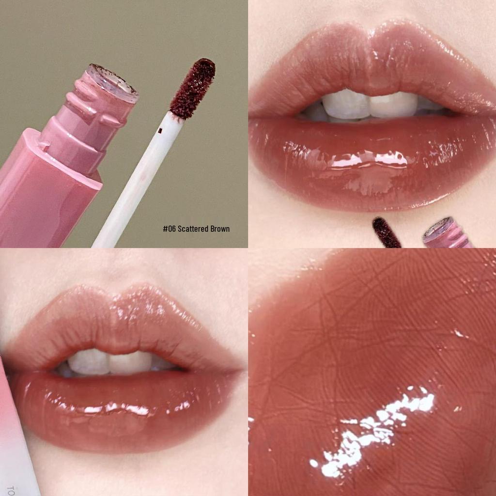 TOOT DODO Mirror Lip Glaze: Moisturizing, Glossy, Long-Lasting, Natural Lip Color that Brightens Skin Tone.