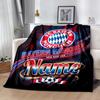 Bayern Munich Galaxy Artwork Customize Your Name Blanket Multi-purpose Personalized Blanket Comfortable for Bedding Living Room Bed Office Chair