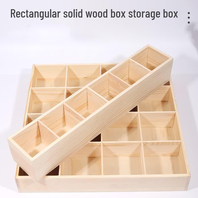 Solid Wood Storage Box