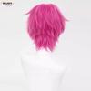 High Quality Saiki Kusuo Cosplay Wig Rose Pink Short Heat Resistant Synthetic Hair Anime Role Play Wigs + Wig Cap