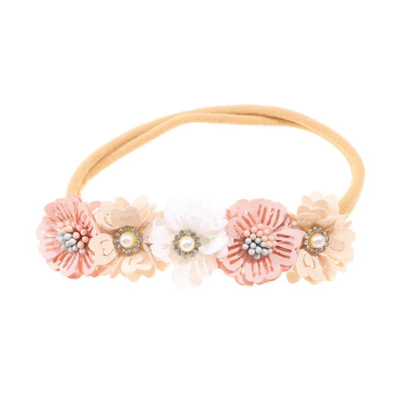 Lovely Baby Girl Headbands Elastic Kids Floral Head Bands Newborn Infant Toddler Hairband Headwear Hair Accessories
