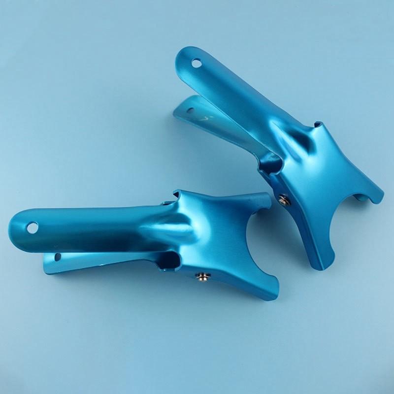 Premium-Stainless Steel Clamp For Vacuum Filtration Flask - Solvent Filter Device синий
