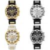 Casual Sports Silicone Watch For Men With Quartz Movement And Round Dial