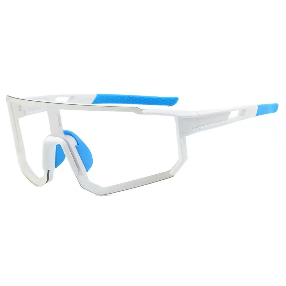 New sports glasses, bicycle outdoor color-changing riding glasses, men's and women's running windproof sunglasses