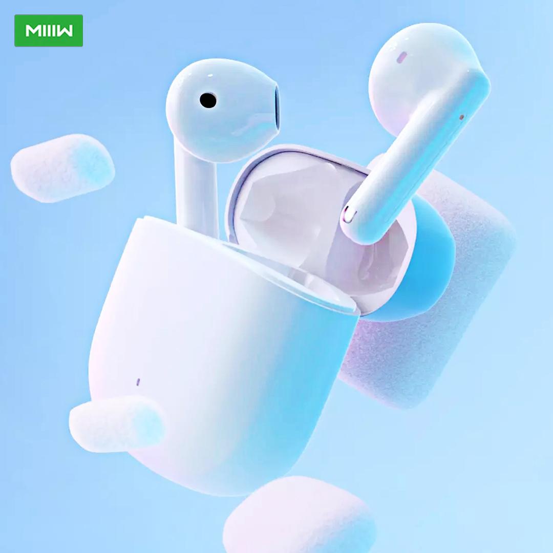 

Беспроводные наушники Xiaomi Miiiw, совместимые с Bluetooth, внутриканальные динамические мини-портативные наушники TWS с зарядным чехлом
