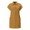Summer New European and American Simple Tooling Straight Shirt Skirt Design Dress
