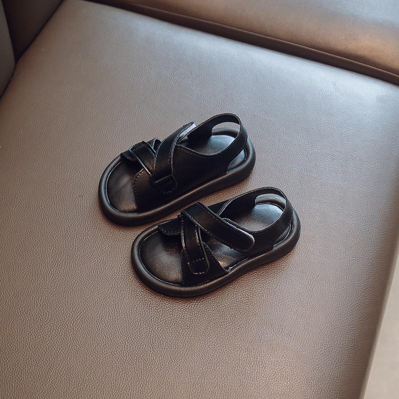 

Children S Sandals Baby Girls And Boys Summer Shoes Korean Casual Black Beach Shoes Soft Soled Light Sports Sandals Teen 23