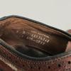 Vintage 70er-80er Jahre Unbekannte Marke Amerikanische Full Brogue Long Wingtip Schuhe Braun 9D 26,5-27,0(GEBRAUCHT)