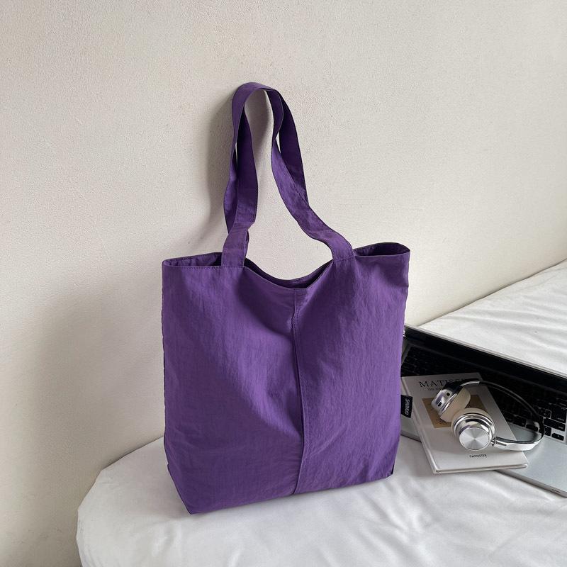 Japanese Aesthetic, Foreign Style, Personalized Leisure Shoulder Bag, Female Student Class Handbag, Niche Commuter Tote Big Bag