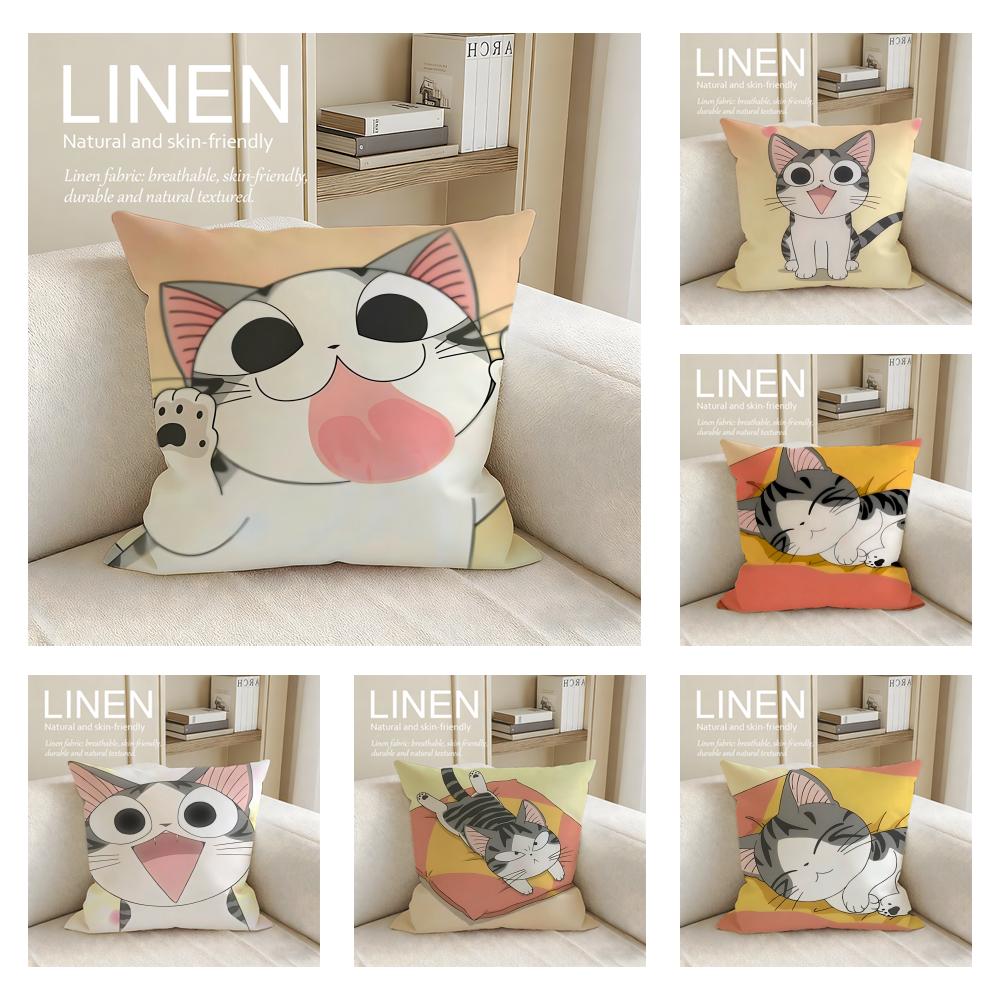 Cute Chis Sweet Home Cushion Cover Pillowcase Set Pcs x x Breathable Washable Sofa Cushion Cover
