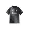 Liverpool Fan Edition Sport Breathable Colorblock Short Sleeve Soccer Jersey Men Tops Black Grey DB2559-011