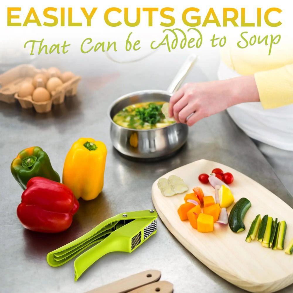 Mashing Function Garlic Slicer Manual Type Garlic Masher 2-in-1 Garlic Press Home Cooking