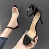 Transparent Rhinestones with Sandals Fairy Wind 2025 New Summer Girl Stiletto High Heels Woman