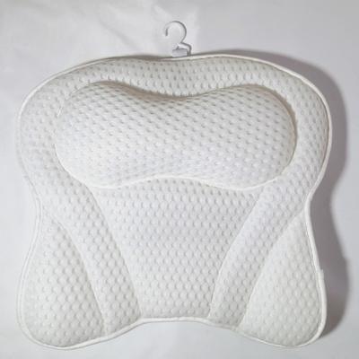 Coussin de bain pour le cou et le dos, coussin de baignoire spa avec appui-tête et ventouses, coussin de bain spa doux
