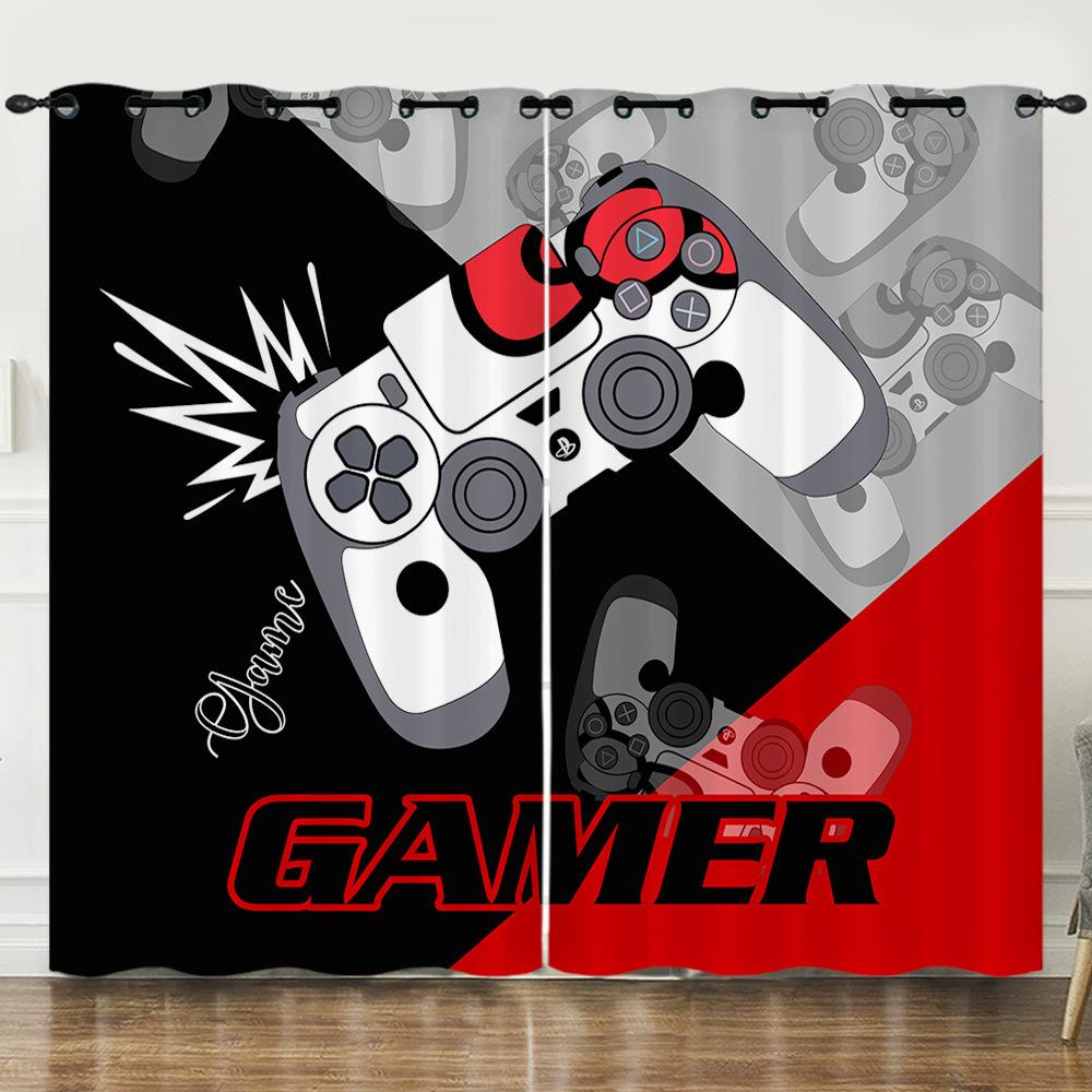 Curtain Gamepad Series 3D Digital Printing High Density Shading