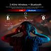 E900BT Wireless Gaming Headphones with PC Microphone, Surround Sound 7.1, Ultra-low Latency of 20MS, Bluetooth 5.3, USB 2.4G with 50 Hours Battery