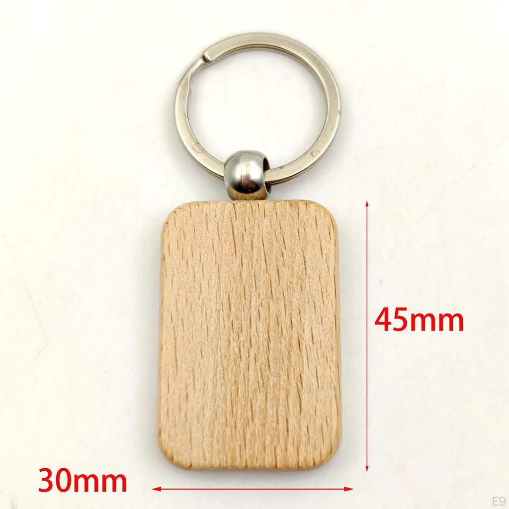 10Pcs Chain Key Rings Handmade Keyring Keychain for Jewelry Making
