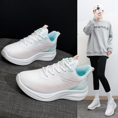 Spring New Breathable Fly-woven Women's Shoes Ins Student Running Sports Shoes Casual Shoes