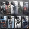 Крутий чохол для мотоцикла/мотоцикла для iPhone Samsung Galaxy Redmi Note S 17 16 15 14 13 20 24 25 54 Pro Max Ultra Fe Air Загартоване скло
