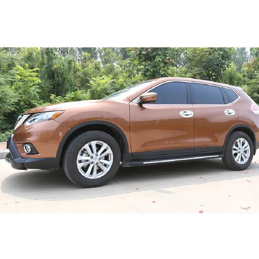For Nissan X Trail 2015 T32 Luxurious Chrome Door Handle Cover 2013 2014 MK3 X-Trail Rogue Accessories Stickers Car Styling